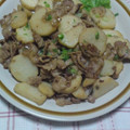 もちゃちゅ's cooksnap of when they made 長いもと豚肉のバターしょうゆ炒め.