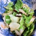 もぐもぐななこ's cooksnap of when they made きゃべつとしいたけの温サラダ。.