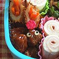 ビックリパーピー's cooksnap of when they made お弁当に♪ミートボール３兄弟☆.