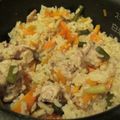 ちゃみ's cooksnap of when they made 豚の生姜焼きで炊き込みご飯.