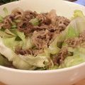 iyo＊'s cooksnap of when they made 牛肉とレタスのサラダ.