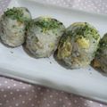 3姉妹ちゃんママ's cooksnap of when they made ☆なんちゃって天丼なおにぎり☆.