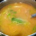 カーシャ's cooksnap of when they made 超簡単☆レタスの味噌汁.