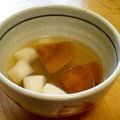 puniＫ's cooksnap of when they made 焼きしいたけとはんぺんのお吸い物♪.