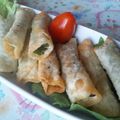 monchanママ's cooksnap of when they made 簡単おつまみ！餃子の皮で大葉チーズ巻き❁.