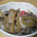 kamemii's cooksnap of when they made これぞ！！吉野屋の牛丼☆.