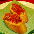 ゴランしょこ's cooksnap of when they made 簡単イタリア料理! トマトのブルスケッタ.