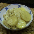 ちべターリー's cooksnap of when they made 長芋と油揚げのニンニク煮.