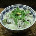 ちべターリー's cooksnap of when they made ご飯が止まらない！胡麻しそ香るしらす丼♪.