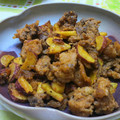 ninanina310's cooksnap of when they made 豚こまとさつまいものケチャップ炒め.