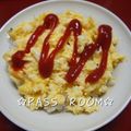 ＰＡＳＳ's cooksnap of when they made オムライス風◎卵乗せご飯.