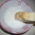 白いぐれーぷ's cooksnap of when they made ヨーグルトつけつけ食パン♪.