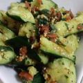 桃色花火's cooksnap of when they made たたききゅうりの梅あえ.