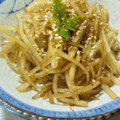 HKotaro's cooksnap of when they made 大根の皮のきんぴら.