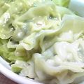 にゃぁくん's cooksnap of when they made 美味しいエビニラ餃子.
