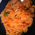 ルミアコ's cooksnap of when they made 海老トマトクリームパスタ● トマトソース.