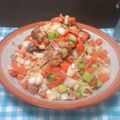 シベリー's cooksnap of when they made 完熟トマトと生ハムの冷製パスタ.