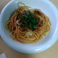 はにしゅけ's cooksnap of when they made トマトと大葉の冷たいパスタ。.