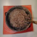 chusan's cooksnap of when they made 豆腐アイス♡チョコバナナ味.