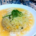 ♂ビｰバス♀'s cooksnap of when they made さっぱり☆梅しらす大葉あんかけチャーハン.