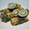 ゆうかりコアラ's cooksnap of when they made 竹輪にin！オクラの天ぷら♪.