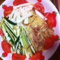 ななかずだい's cooksnap of when they made 五色　冷やし中華.