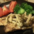 マトリョーシカさん。's cooksnap of when they made ごちそう風♪ブリのムニエル　きのこソース.