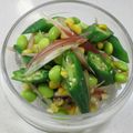 あっこ姉's cooksnap of when they made 枝豆＆オクラの♡コーンな小鉢サラダ♡.