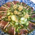ピナタンポポ's cooksnap of when they made 漬けカツオたたき.