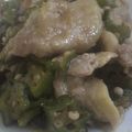 みっちゃん33's cooksnap of when they made 豚肉とオクラの甘辛炒め♪.