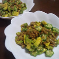 リクトントン's cooksnap of when they made アボカドと納豆とオクラの和え物.