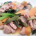 ミロ97's cooksnap of when they made 豚肉とチンゲン菜のいためもの.