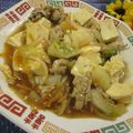 miyuki12's cooksnap of when they made 豚肉・レタス・お豆腐の中華風うま煮.