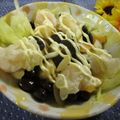 miyuki12's cooksnap of when they made 揚げシューマイと恵子さんの酢大豆のサラダ.