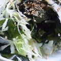 ユーロン's cooksnap of when they made レンジで2分キャベツサラダ（ワカメ入り）.