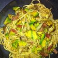 凛 cooking's cooksnap of when they made ★★ベーコンとアボカドの和風パスタ★★.