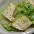 ピンクのたまご's cooksnap of when they made レタスと豆腐のごま炒め.