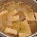ヨシヨッシー's cooksnap of when they made 大根と油揚げの味噌汁.