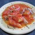 くらら♪☆'s cooksnap of when they made 甘～いトマトで豚味噌炒め.