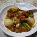 tomo1946's cooksnap of when they made 豚こま肉で揚げない酢豚.