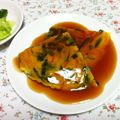とリコ's cooksnap of when they made ♪あんかけニラ玉カニ玉.