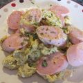 Jaylyn's cooksnap of when they made 魚肉ソーセージnoスクランブルegg♥.