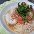 とりけらとっぷす's cooksnap of when they made トマツナそうめん.