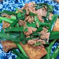 kaori238's cooksnap of when they made 厚揚げ豆腐とにらのツナ炒め【作り置き】.