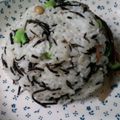 えつエツ's cooksnap of when they made ひじきと枝豆のカラフルごはん.