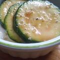 ユーロン's cooksnap of when they made ズッキーニの韓国漬け　（オイキムチ風）.