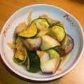 ぶるーべぁ's cooksnap of when they made ナスとズッキーニの揚げ浸し.