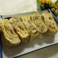 miyuki12's cooksnap of when they made 胡桃とチーズの甘～い卵焼き.