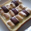 ましゅまろcocoa's cooksnap of when they made 幸せ朝食タイム♪チョコマシュマロトースト.