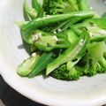ｍａｒしゃん's cooksnap of when they made 簡単.ブロッコリーとオクラのナムル風.